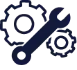 decorative cogs icon